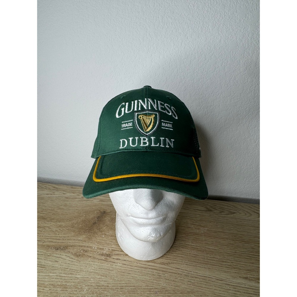 NWT Guinness Dublin Baseball Cap Green Embroidered Hat Storehouse 1759 S6085-OS